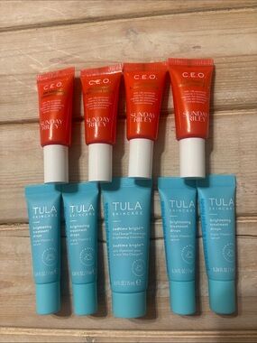 Tula brightening drops/night brightening treatment/Sunday Riley Vitamin C (88)